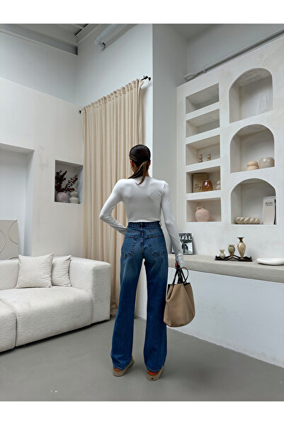 MUG collection Γυναικείο τζιν παντελόνι Palazzo