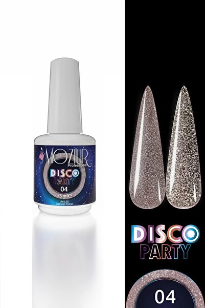 MOZIUR Kalıcı Oje Uv/led Disco Party 15ml -04