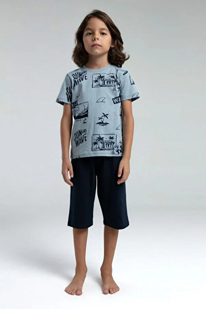 Rolypoly Boy's capri set - soft green