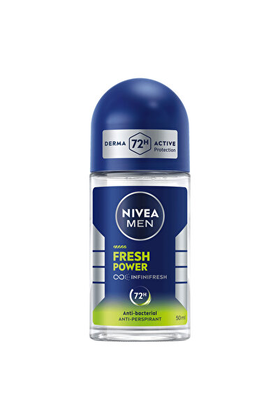 NIVEA MEN Fresh Power, Antiperspirant for Men, 72H Odour Protection, Fresh Sc...