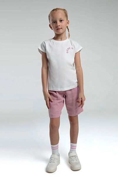 Rolypoly Girl's Bermuda Suit - White