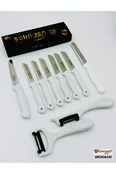 Solingen Orijinal 6 Adet Meyve Bıçağı 2 Adet soyacak 1 Micro 1 Adet Ekmek Bıçağı 10 Adet Çeyizlik Set