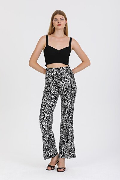 ESPİNA Women's Slit Trousers
