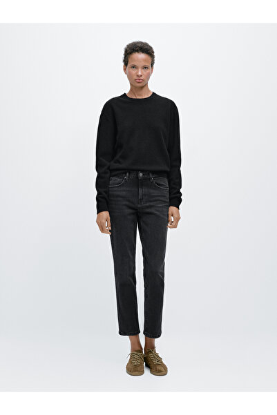 Massimo Dutti Yün karışımlı bisiklet yaka triko kazak