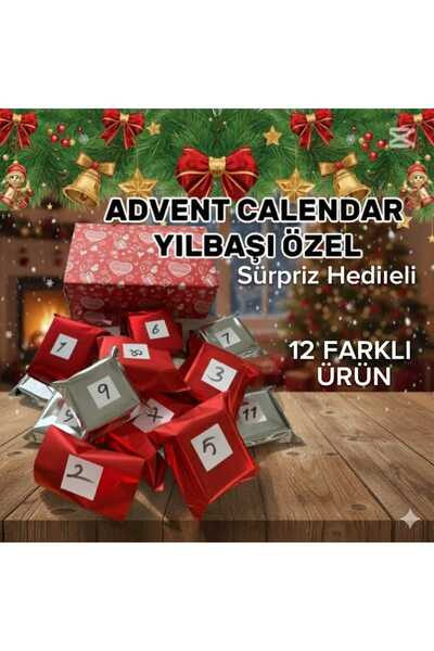 HKN AVM ACCESSORİES ADVENT CALENDAR Yılbaşı Sevgililer Günü Hediyesi Doğum Günü hediye Advent Calender