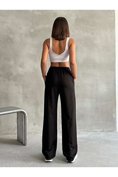 Nordmende Γυναικείο φαρδύ παντελόνι με ψηλόμεσο κορδόνι