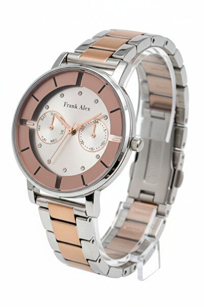 Frank Alex Kadın Kol Saati Gümüş Renk, Gümüş Kadran - Şık Metal Kordon, 2 Yıl...