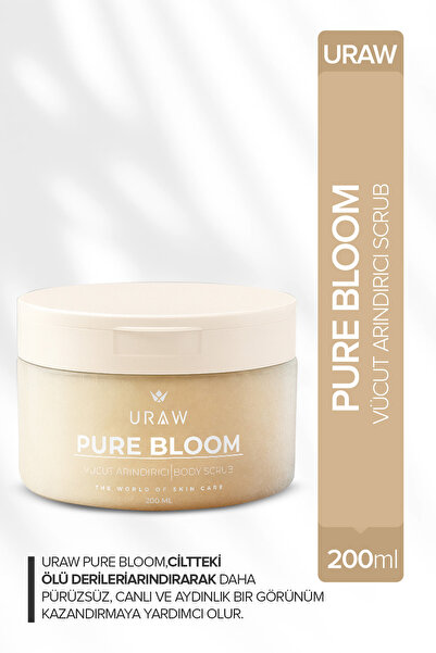 Uraw Pure Bloom Magnolia – Arındırıcı Body Scrub