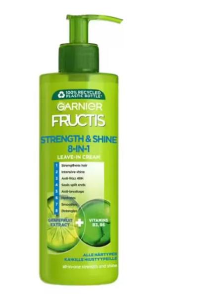 Garnier Leave-in hair cream, 400 ml, 8 in 1, unisex, for normal hair