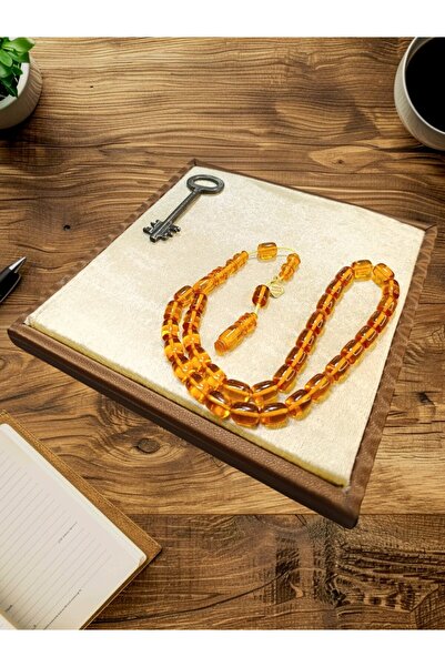 Anemore Collection كبسولة مسبحة من العقيق الأصفر المقطوعة من أومير ألتون، هدي...