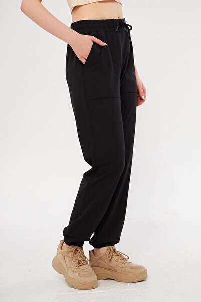 ESPİNA Women's High Waist Pocket Lace-up Diving Trousers