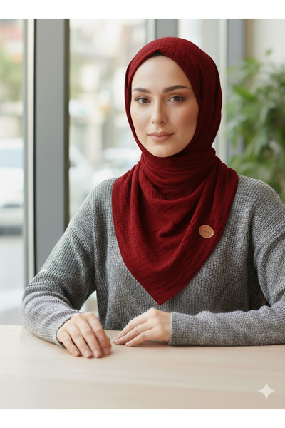 Doğanmanifatura SHAWL SECRET BAMBU KRAŞ EŞARP (100 X 100 CM)