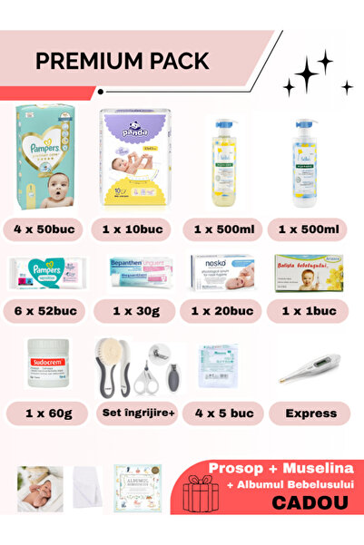 Pampers Complete baby care set, 16 pieces