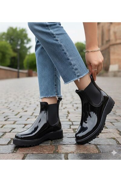 Northoflondon Kadın Lastikli  Yagmur Botu