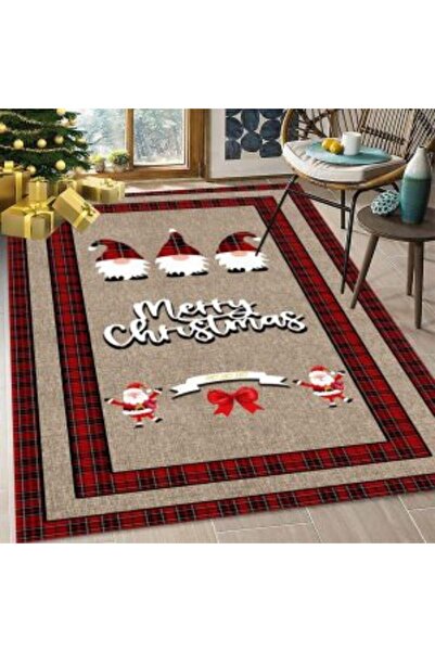 OEM Christmas non-slip rug, 120×180 cm, holiday-themed design
