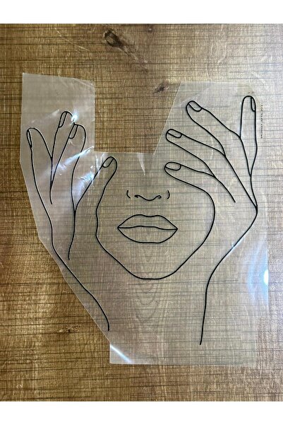 Gönülden Tasarım 23X20 CM ΣΤΑΣΙΜΟ ΜΕ ΣΙΔΕΡΟ ΓΥΝΑΙΚΕΙΑ ΣΙΛΕΥΤΑ ΜΑΥΡΗ ΣΤΡΑΓΓΙΖΗ ΜΕΤΑΦΟΡΑ ΕΚΤΥΠΩΣΗ ΑΡΜΑ