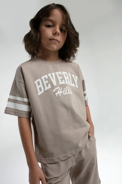 Rolypoly Boy's Bermuda Suit - Sand