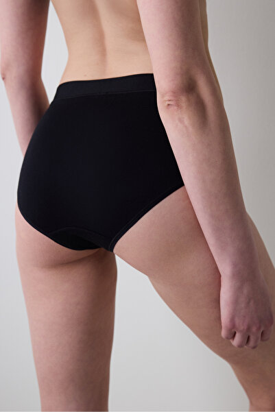 Penti Aging Collagen French Cut Black Slip Panties
