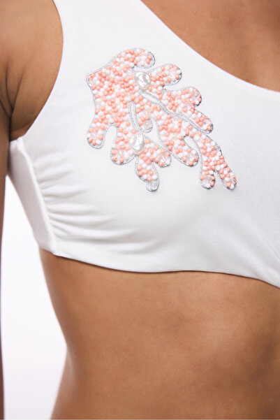 Penti Monokini mit weißen Perlen - Gamze Erçel-Kollektion