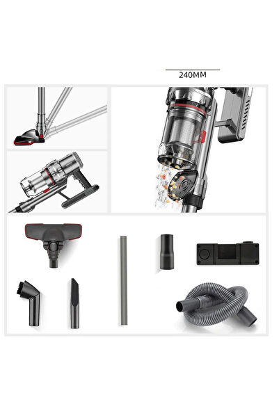 SOKANY HALEY® Handheld Upright Vacuum Cleaner, 1000W, 1.2L, Cyclonic Technology, Multi-HEPA, Hair Removal