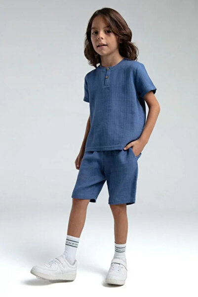 Rolypoly Boy's bermyuda set - ocean