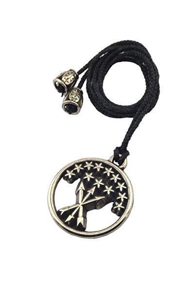 anahtarlıksepeti Adige Çerkes Bayraklı İpli Kolye