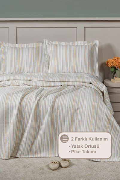 Elart Harmony Bedspread Set Double (240X250 cm) Cinnamon