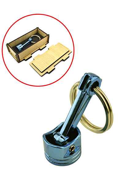 anahtarlıksepeti Breloc cu piston albastru