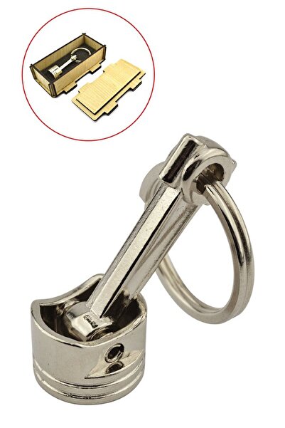anahtarlıksepeti Breloc cu piston nichel