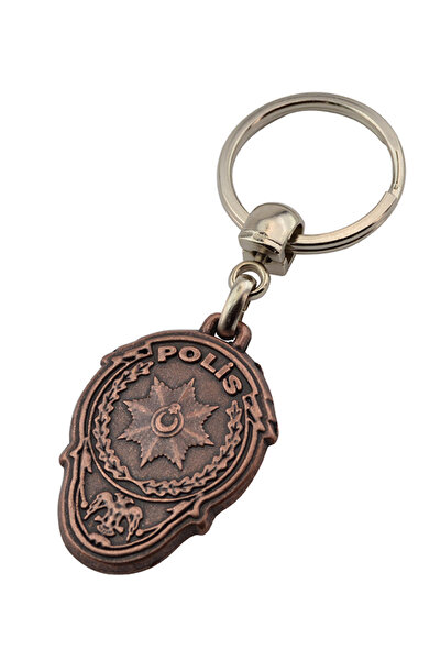 anahtarlıksepeti Polis Amblemi Anahtarlık - Bakır Oksit
