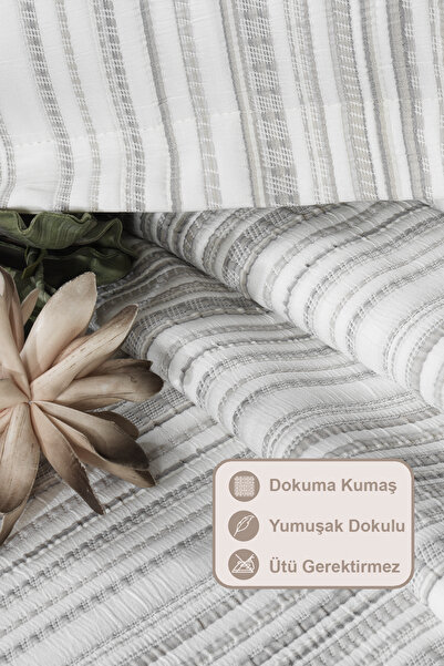 Elart Harmony Bedspread Set Double Size (240X250 cm) Anthracite