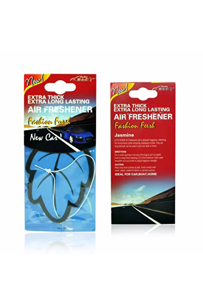 Choice 6PCS Natural Tea-Scented Car Air Fresheners – Leaf Shape, Vanilla Fragrance