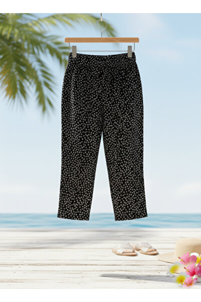 Altınay Luxury Pocketed Viscose Women's Capri K6