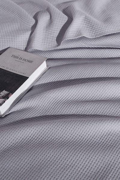 Elart Pan Dora Multi-Purpose Bedspread Double (200X220 cm) Gray