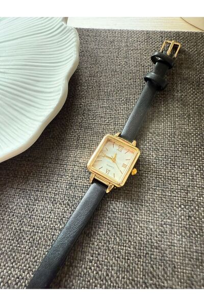 QUARTZ Rubsey Vintage Women Wristwatch Retro Minimal Leather Dordon 1 Pcs