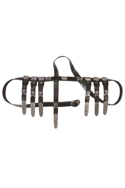 anahtarlıksepeti Centura clasică circulară caucaziană 140 cm (piele naturală)