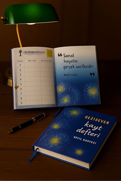 Uretti - Sevil 1505 Caiet de călătorie realizat manual - Jurnal de aventură cu design special pentru călători