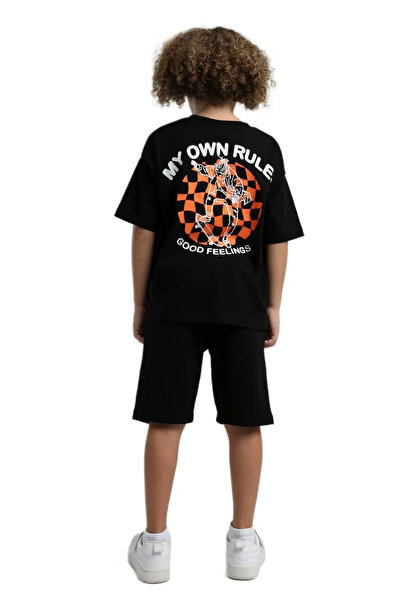 Rolypoly Boy's bermuda set - black