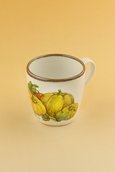 Bursa Porselen Dekor Retro Pumpkin Porcelain Mug