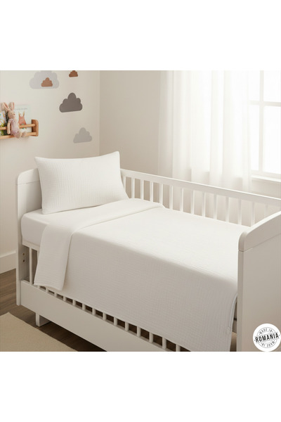 OEM Lenjerie patut din muselina 60x120cm