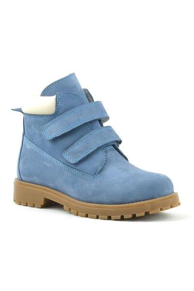 Rakerplus Παιδικές μπότες Neson Γνήσιο Δερμάτινο Μπλε Velcro