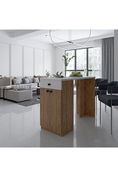 ED PET DİZAYN Dolaplı Çekmeceli Mutfak / Yemek Masası