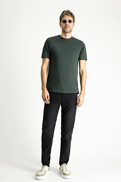 Kiğılı Μπλουζάκι μονό βαμβακερό ζέρσεϋ - Crew Neck Regular Fit T-shirt