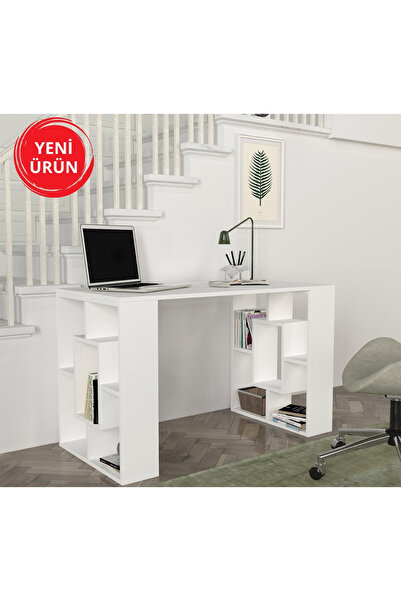 Dekorister Valancia Çalışma Masası Beyaz
