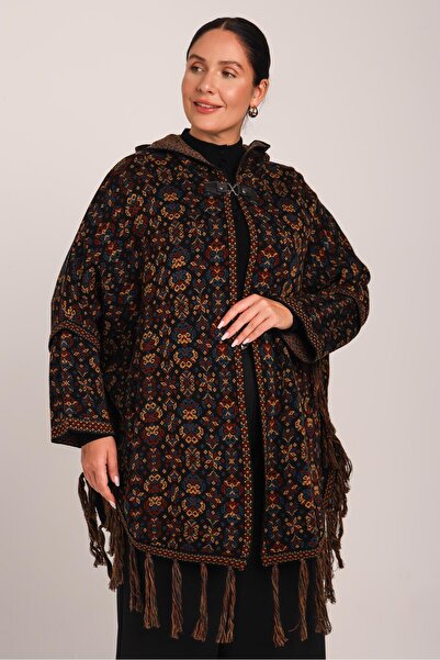 Uludağ Triko Γυναικείο παντσόκ με μοτίβο λουλουδιών σε κύριο χρώμα