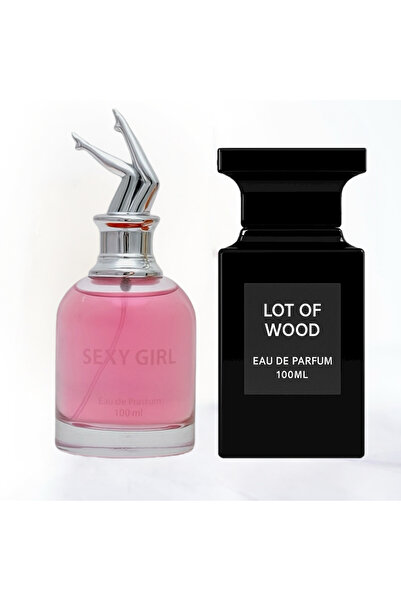 Arabic Perfume SET 2 PARFUMURI DAMA + BARBATESC - SEXY GIRL BLACK & LOT OF WOOD