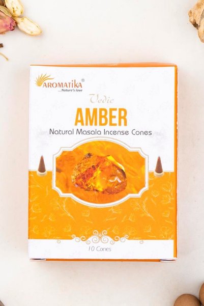 Gülhanya Aromaterapi Amber Konik Tütsü