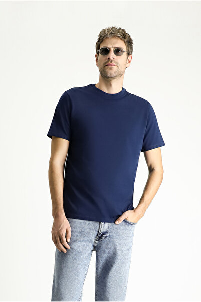 Kiğılı Μπλουζάκι με λαιμόκοψη κανονικής εφαρμογής 100% βαμβάκι