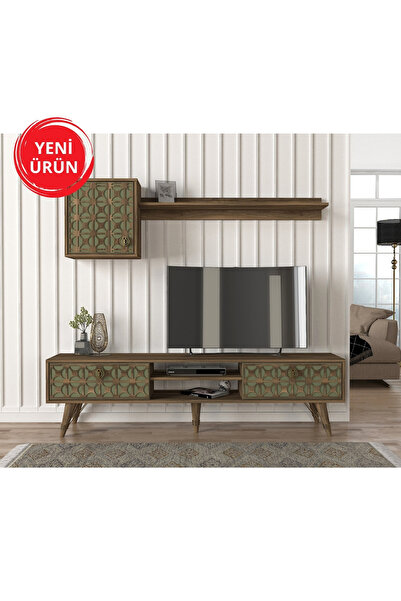 Dekorister Exclusive Valente Tv Ünitesi Ceviz Garden