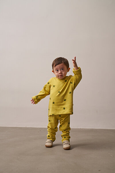 Oh La La Koala For Little Ones Brokoli Baskılı Bebek Alt Üst Takım